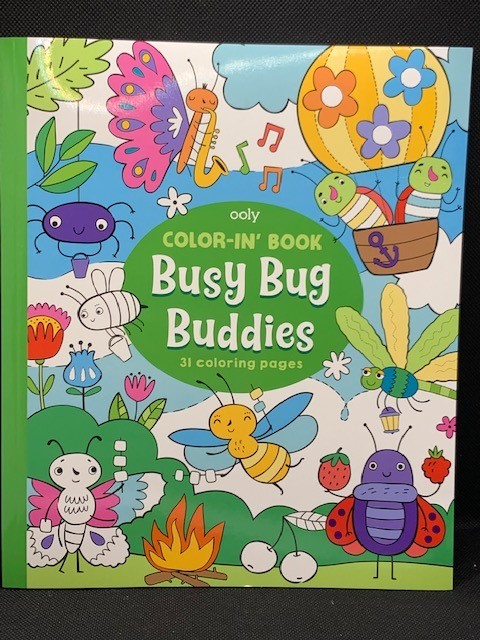 Color-In Book Busy Bug Buddies